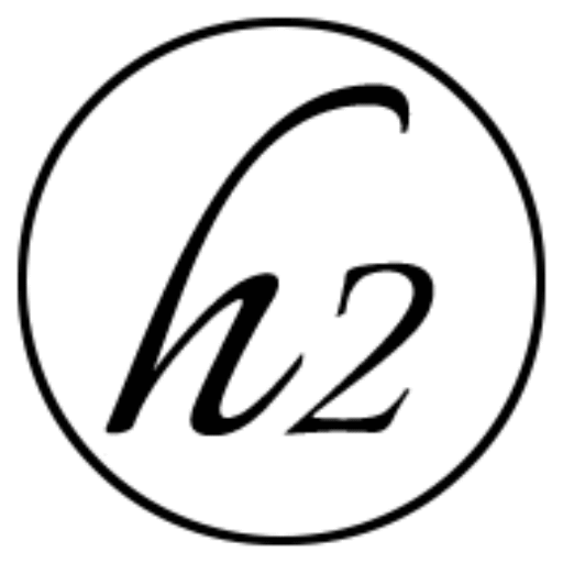 h2 photo studio logo