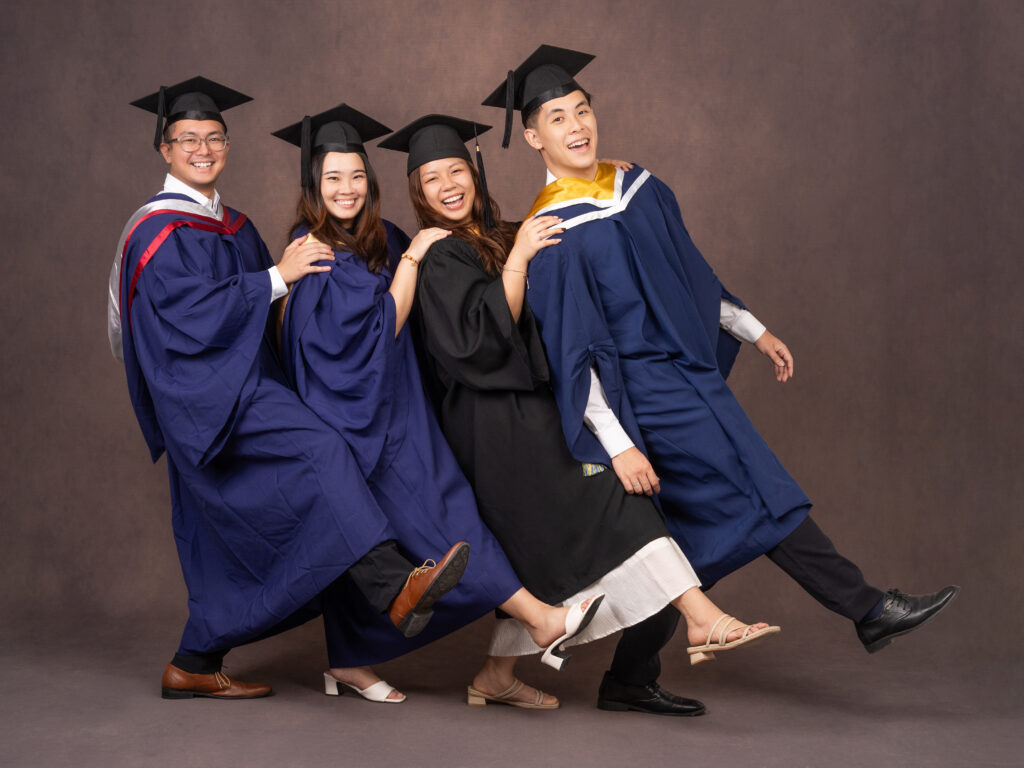 Fun graduation photo pose