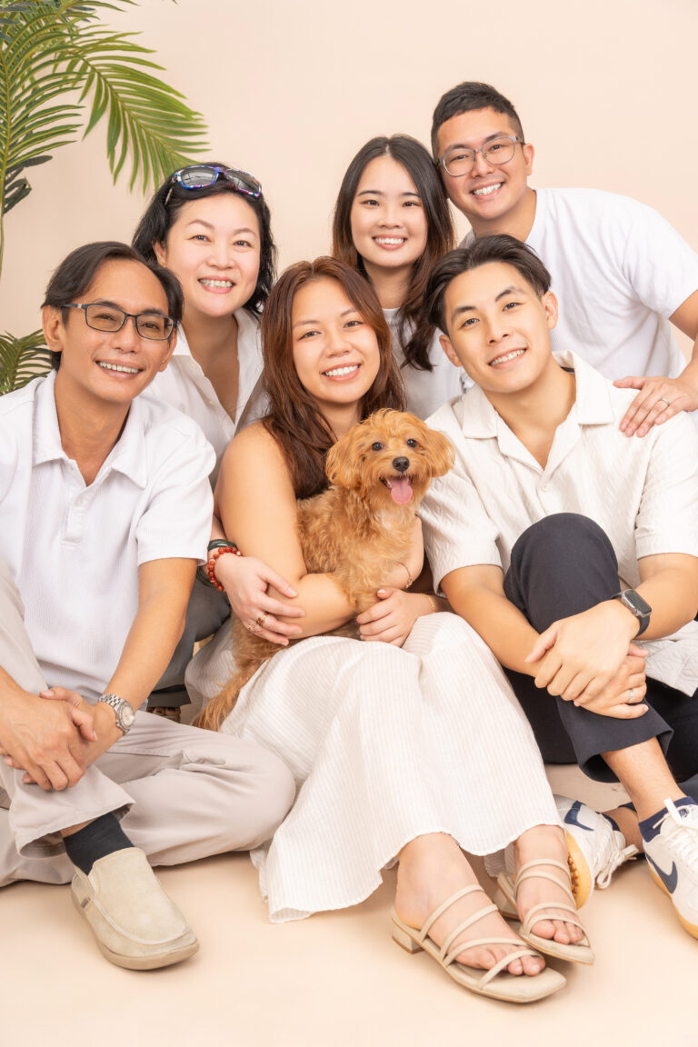 family studio photography in Singapore